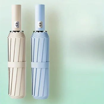 Ombrelli da viaggio Ombrelli per pioggia Ombrello compatto resistente antivento per vento e pioggia e in viaggio