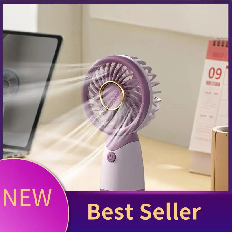 

B46C Ручной вентилятор с рамкой, небольшой вентилятор, ручной карманный мини-вентилятор, портативный USB перезаряжаемый вентилятор, подарок, бесшумный