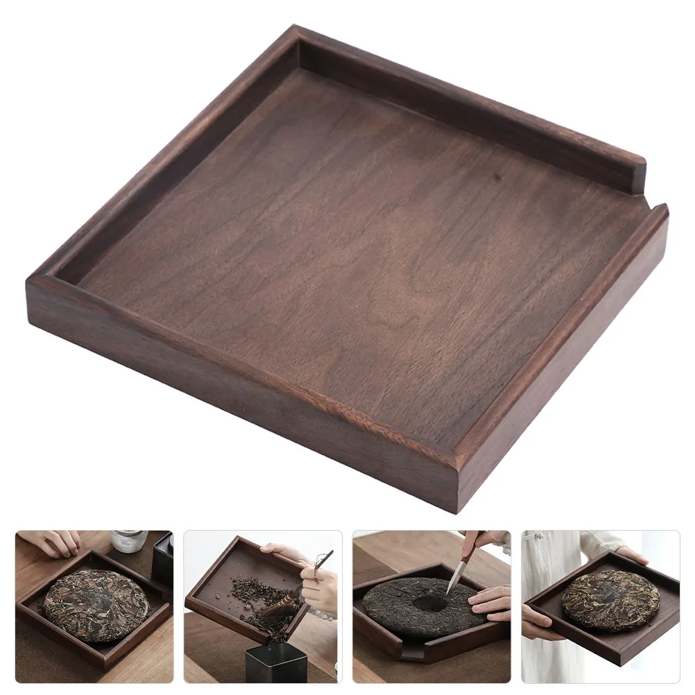 

Wooden Tea Teapot Trays Decorative Kitchen Home Accessory Snack Household Teaware Vintage Coffee Teakettle Tray Teacup Tray