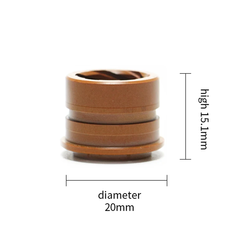 YGX300 حلقة دوامة بلازما نحاسية YGX330307 قطع البلازما مستهلكة