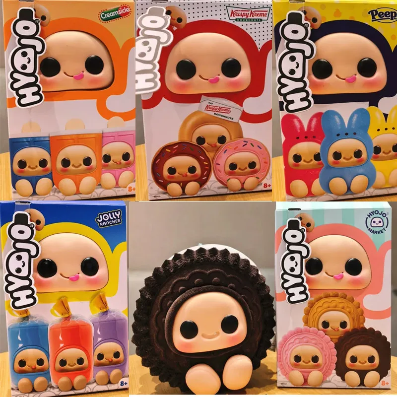 Оригинальная серия Miniverse Hyojo Squishy: мягкая виниловая кукла-антистресс в закрытой упаковке, милая игрушка для снятия стресса, коллекционная фигурка, подарок для девочки