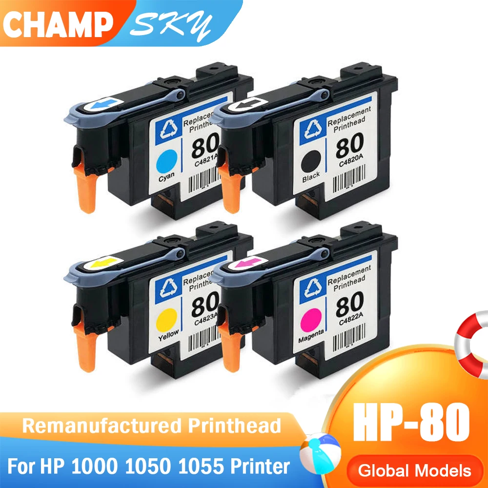 

Печатающая головка Sky Quality для HP80, восстановленная, C4820A C4821A C4822A C4823A, для принтеров HP Designjet 1050 1055 1000