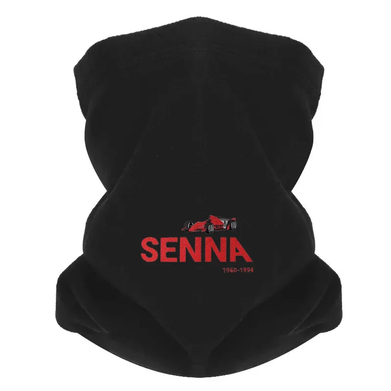 senna-formula-carro-de-corrida-tributo-letras-datas-homens-cachecol-ao-ar-livre-mascara-pescoco-gaiter-chapeu-feminino-bone-chapelaria-a-prova-de-vento-manter-quente-w