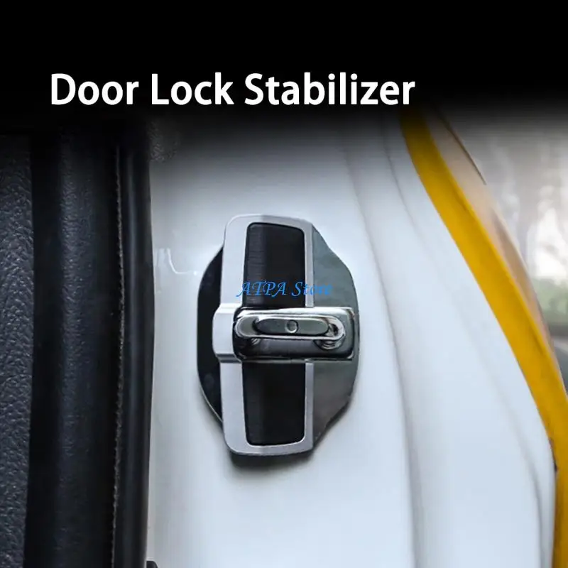 

U13C Simple Common Lock Latches Stopper Cover Anti Noise ABS Mixture Sturdy Connection