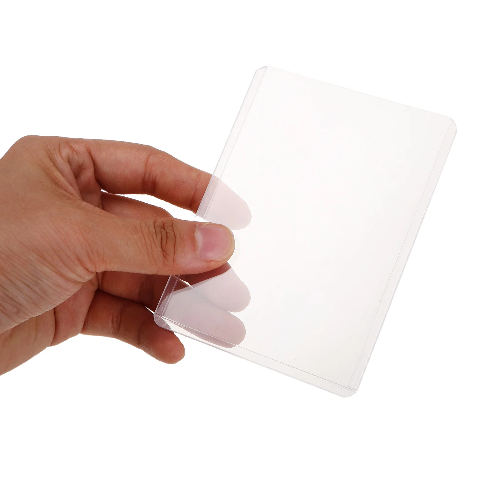 

25 шт., держатели для идентификационных карт из ПВХ, защитный рукав для карт, водонепроницаемый чехол для бейджа для офисной школы, работы