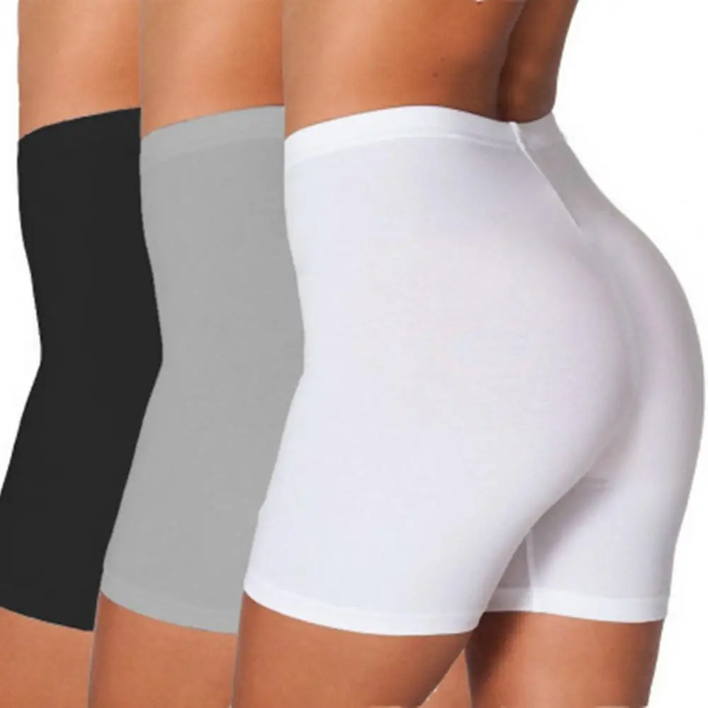 Calça curta feminina fina para fitness, feminina, calça justa, cintura alta, fundo de verão, calção preto, bodycon streetwear