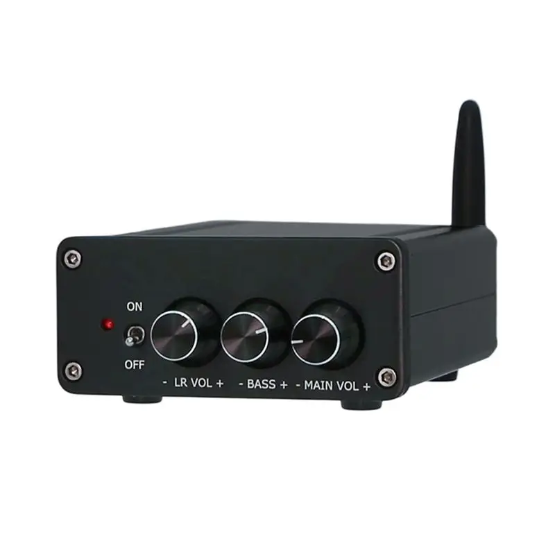 

M01K TPA3116 2.1-канальный мини-усилитель Hi-Fi с Bluetooth QCC3034, декодер ES9023, 50Втx2+100Вт, высокомощный настольный усилитель