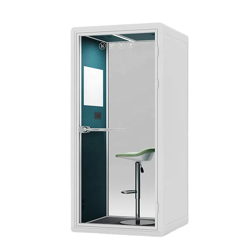 Furniture Office Phone Booth Soundproof Portable Vocal Booths Phone Pods Voice Audio Recording Booth Soundproof Cabin