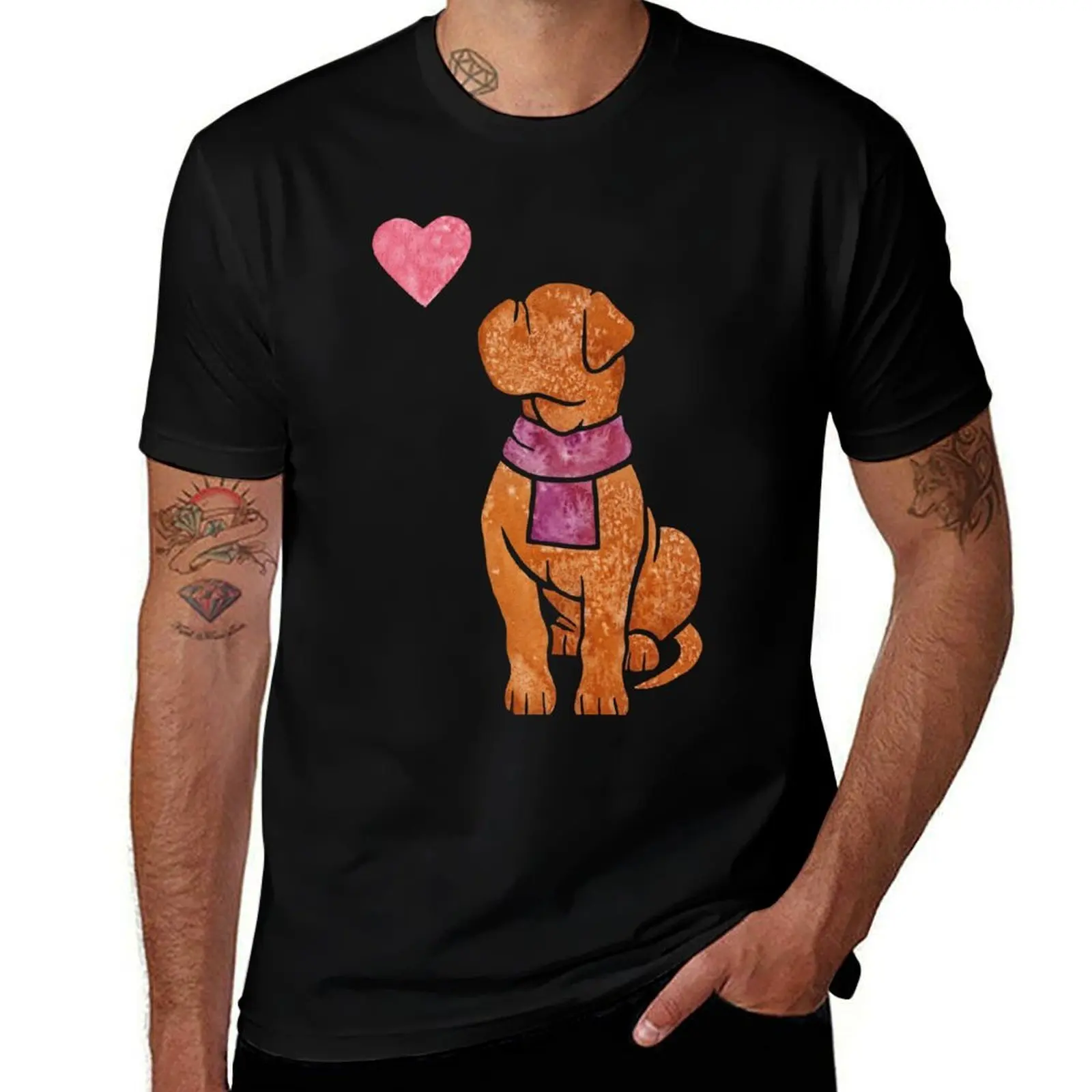 

Watercolour Dogue de Bordeaux dog T-Shirt man t shirt designer man t shirts high quality luxury brand T-Shirt