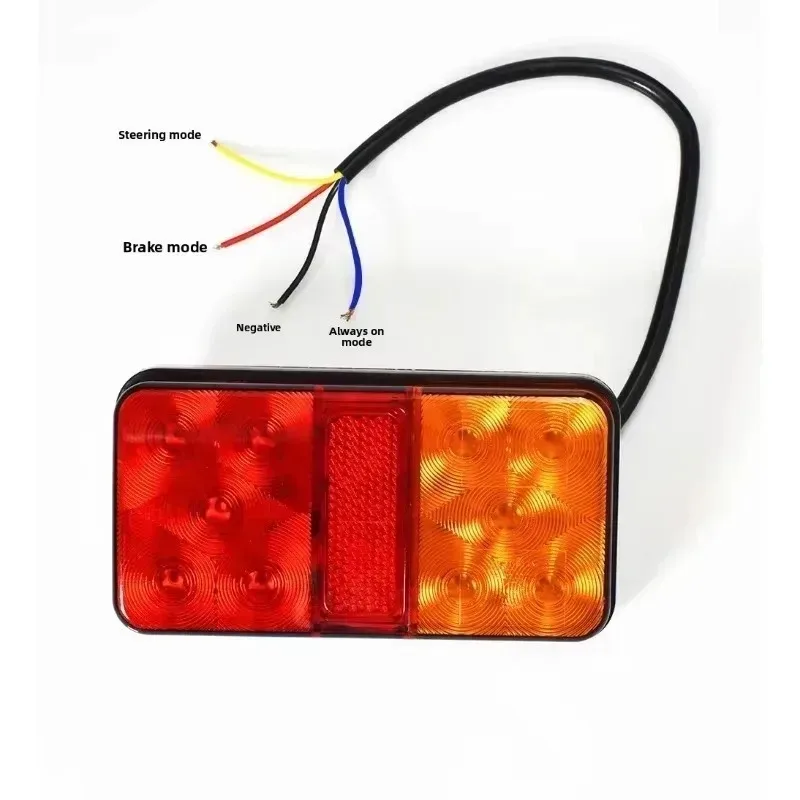 

Новинка для 1 шт. супер для грузовика, грузовика, прицепа, каравана, автобуса, дома на колесах, яркие 10 светодиодов, 12 В, светодиодные задние фонари, противотуманные фары, лампа заднего/стоп-сигнала