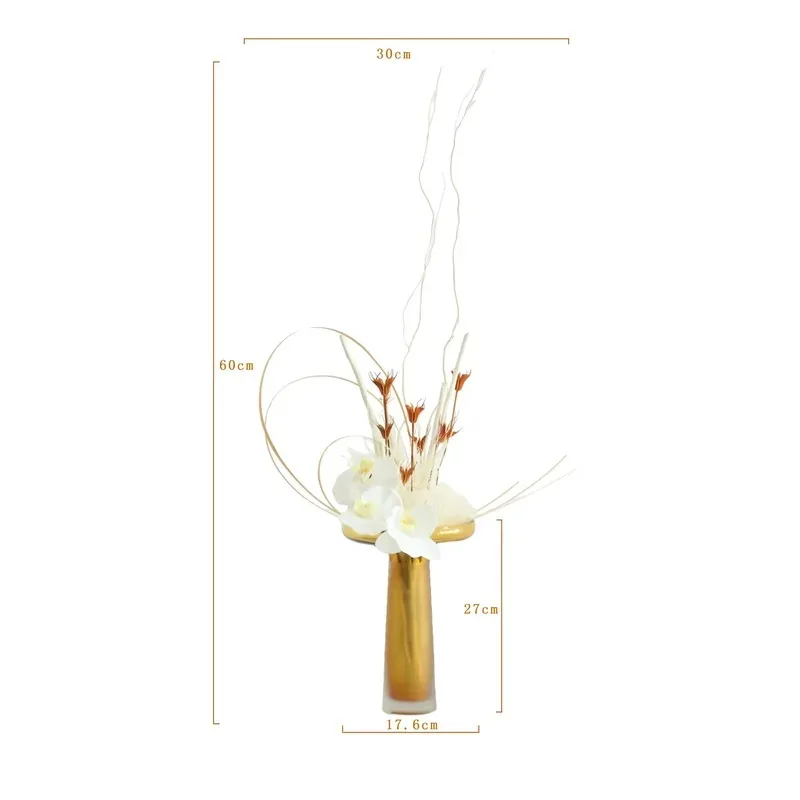 Bohemian Style Dried Flower Arrangement Eternal Floral Ornament for Wedding Table Decoration