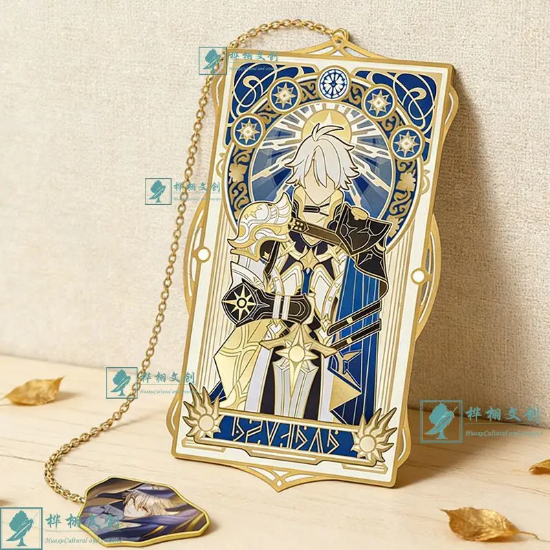 Chrysos Heir Metal Bookmark Honkai:Star Rail Eidolon Brass Hollow Space Bookmarks For Teacher\'s Day Gift Student Reading Pendant