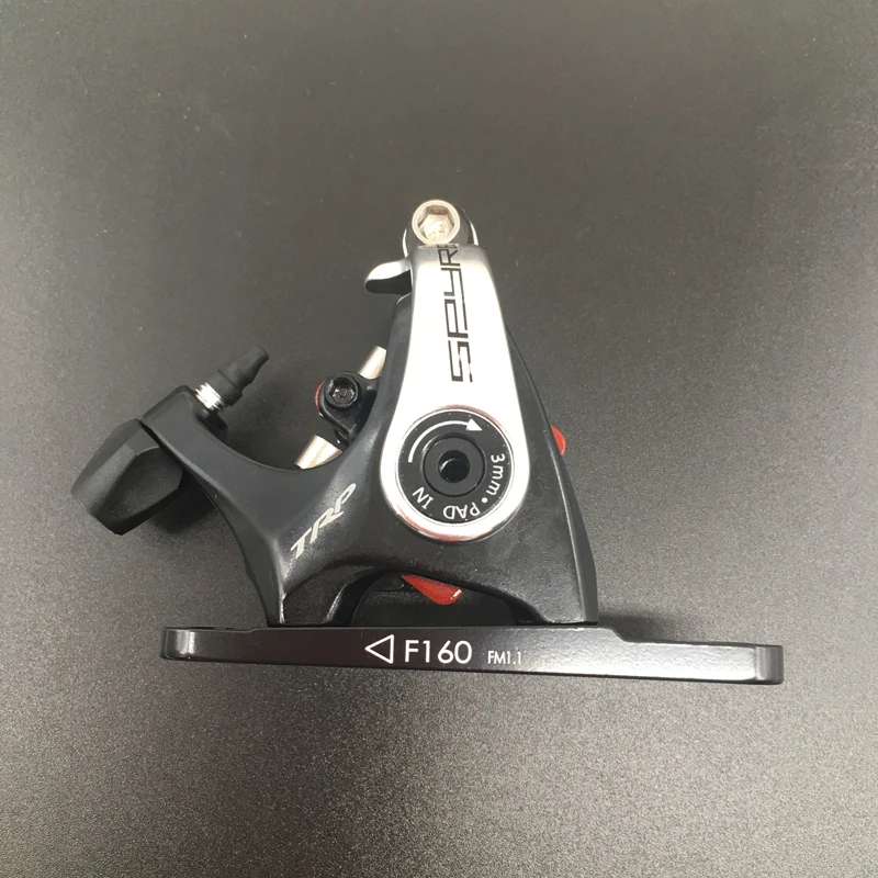 الأصلي TRP سباير سبيكة الميكانيكية مكبح قرصي الفرجار شقة جبل سباير MD-C610 سباير الفرجار F160 F140 محول لا الدوار #5