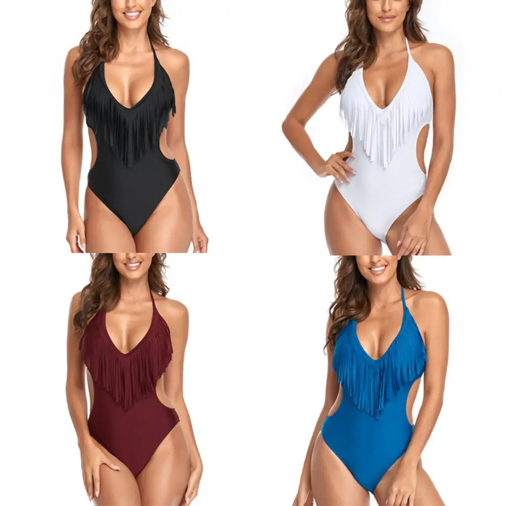 Swimsuit Hole Monokini One-piece Sweet  Great Close-fitting Summer Lady Swimsuit