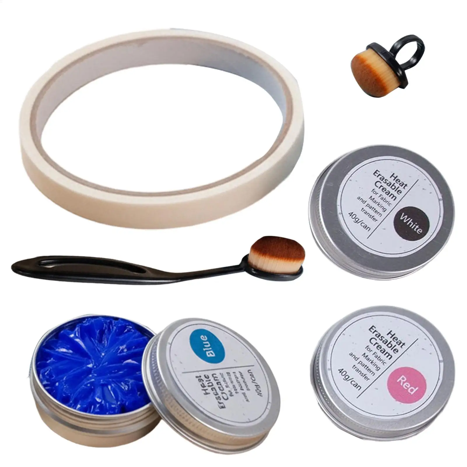 Crème de marquage thermosensible DIY complète pour le transfert de motifs, fournitures de couture lisses, marqueur de gabarit pour la broderie et la couture