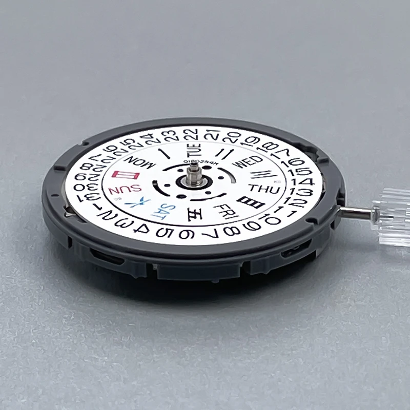 NH36 حركة ميكانيكية أوتوماتيكية عالية الدقة تقويم أبيض 24 جواهر تاريخ الساعة 3 قطع غيار ملحقات الساعة #3