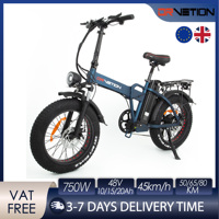 DRVETION AT20 Folding Electric Bicycle 750W Motor 48V 10/15/20AH Lithium Battery 20*4.0 inch Fat Tires E-Bike