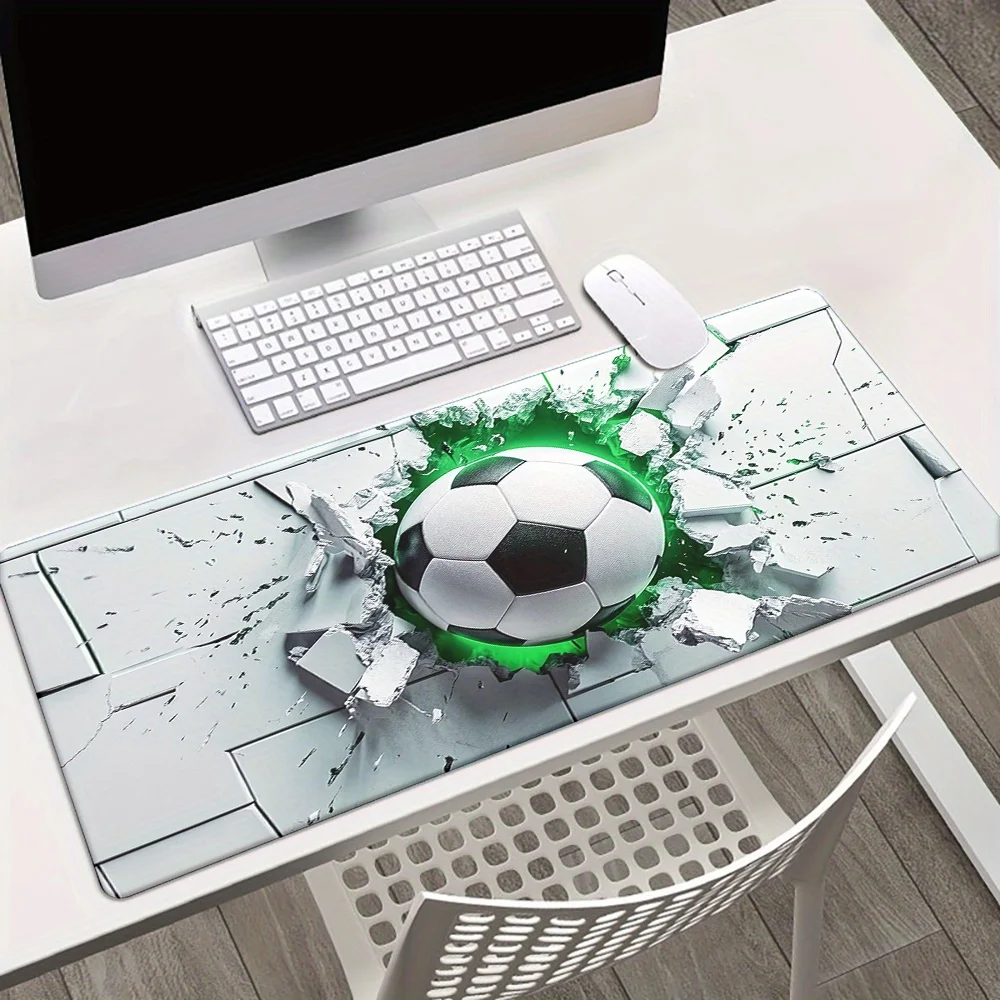 

Football mousepad is a large-scale game suitable for both home office use. It features high-definition printing and is washable
