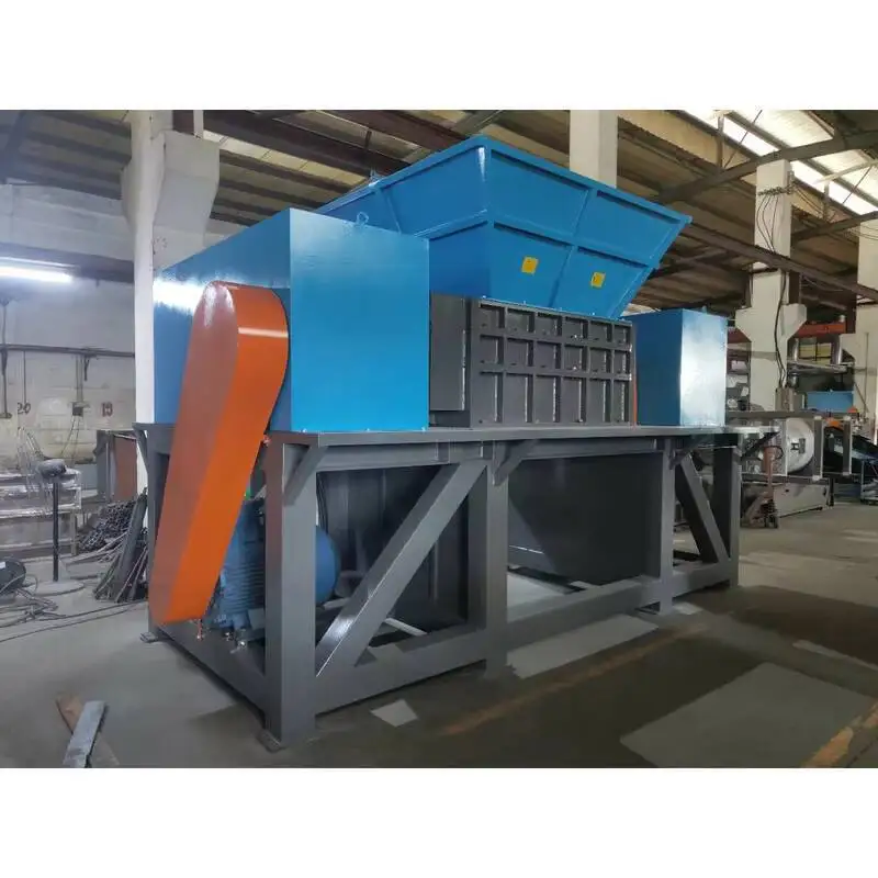 2025 آلة تقطيع العمود المزدوج الخردة المعدنية المنزلية كسارة كتلة الحديد