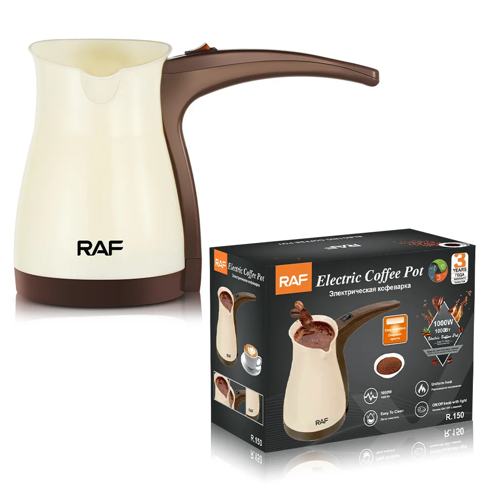 RAF European Cross-border Turkish Coffee Pot with Handle Stainless Steel Electric Cooking Coffee Machine Kettle 500ml