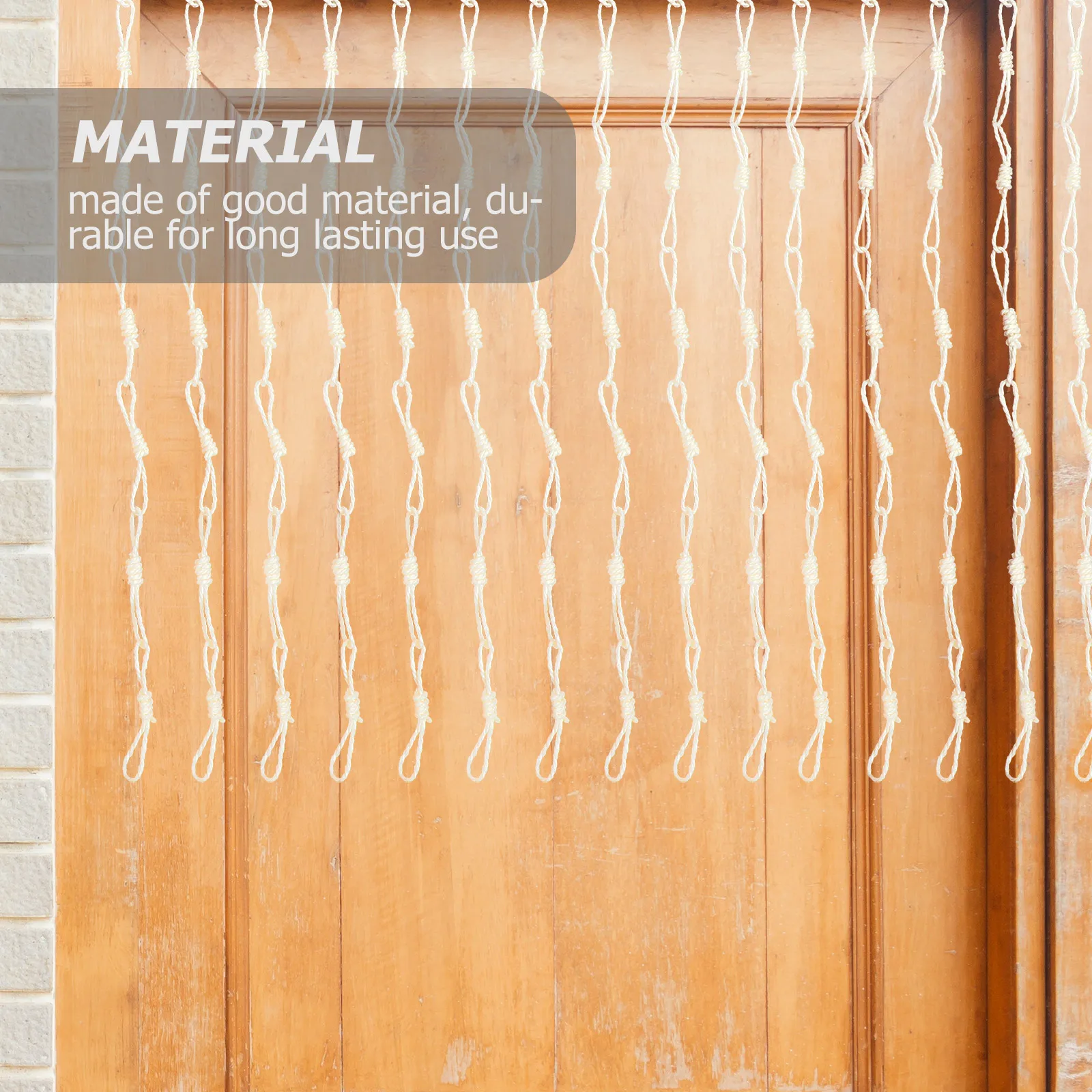 

10 Pcs Home Door Curtain Kitchen Curtains Fringe Window Rope Sheer Partition Tape