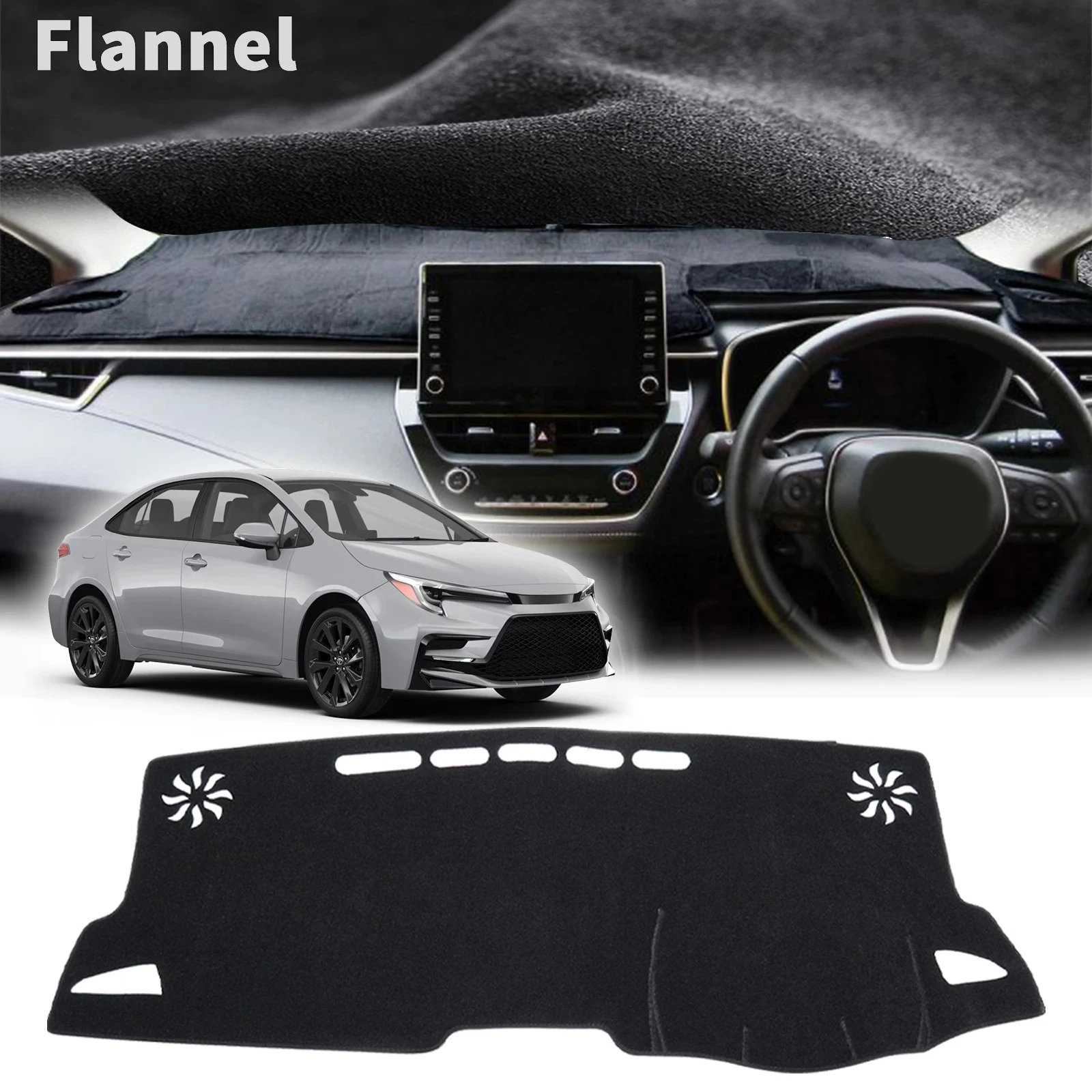 

Для Toyota Corolla E210 2019-2025 автомобильный коврик для приборной панели, накладка на приборную панель, солнцезащитный коврик DashMat, аксессуары, защитный ковер