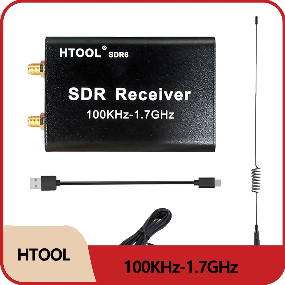 HTOOL RTL-SDR Receiver Full Band Receiver SDR Software Signal Receiver Radio Aviation Shortwave Broadband Stabilization Tool