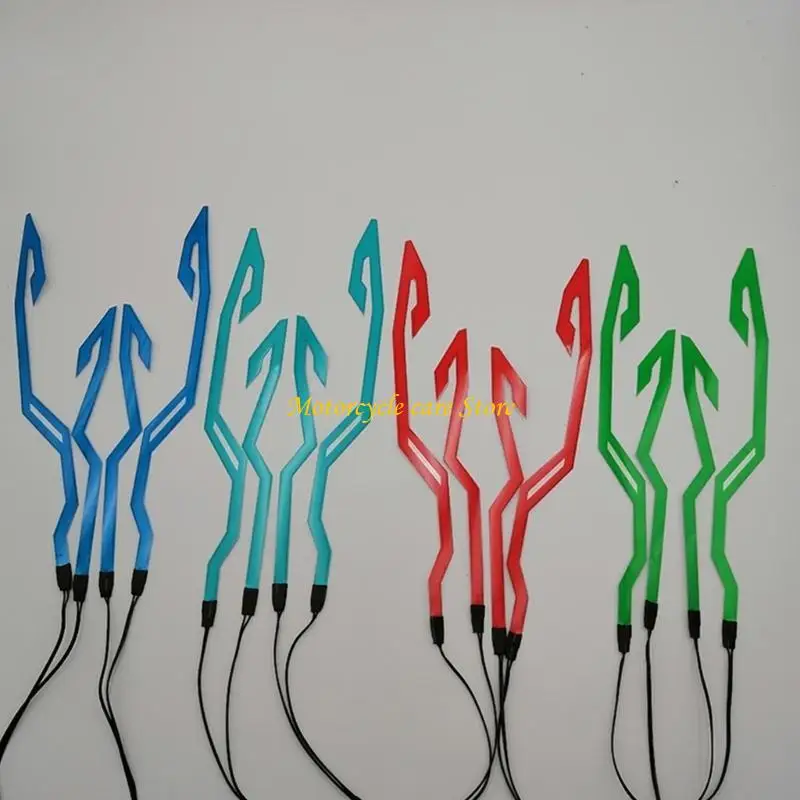 

U75F 4-в-1 светодиодные светодиодные мотоциклы шлем о ночной езде.