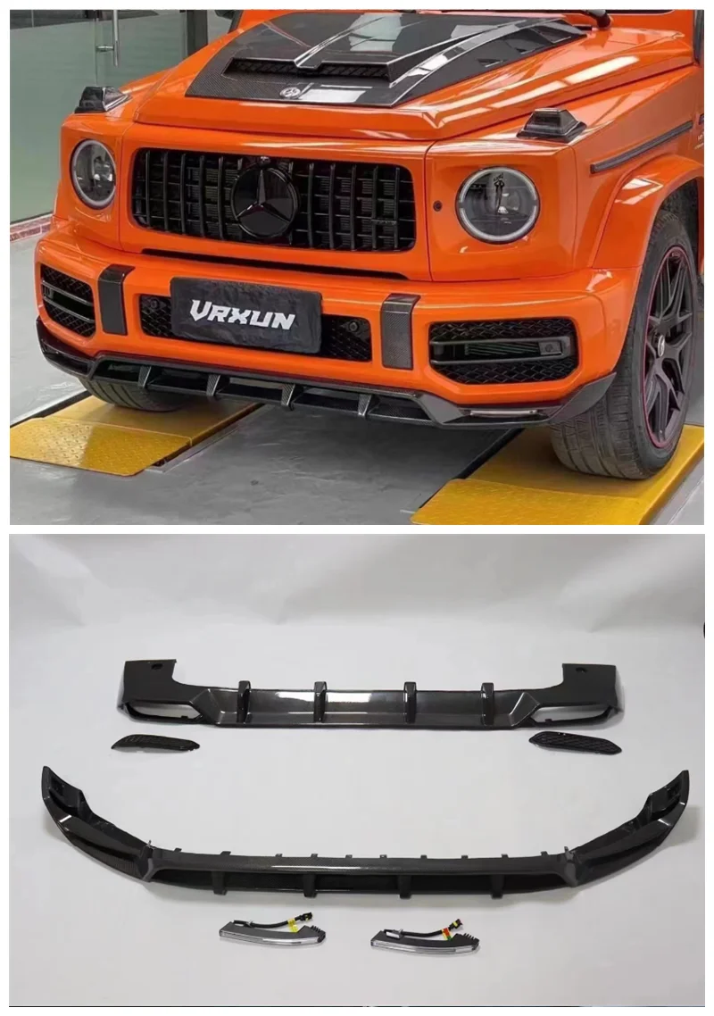 

Передняя губа заднего бампера из углеродного волокна для Mercedes Benz G Class G63 W464 2019 +