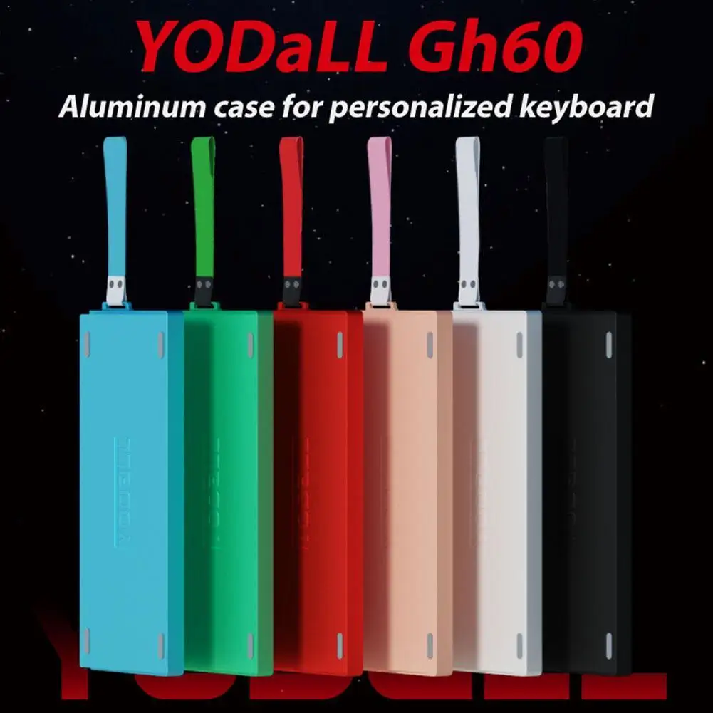 

For Wooting60 Keyboard Case Aluminum Shell Gh60 Magnetic Axis Wooting60he Rakka Shell Customized Keyboard Case Pc Gamer Tool
