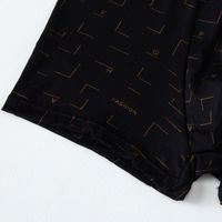 4Pcs Stripe Letter Men's Flat Panties Mid Waist Seamless Simple Boxers Shorts Underpants Large Size Underwear for Men Male/Boys