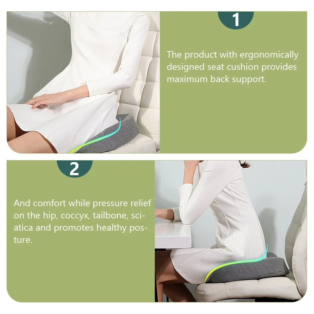 

Memory Foam Cushion Support Pillow for Office Chair Pillows Desk Seat Padded Pads Breathable