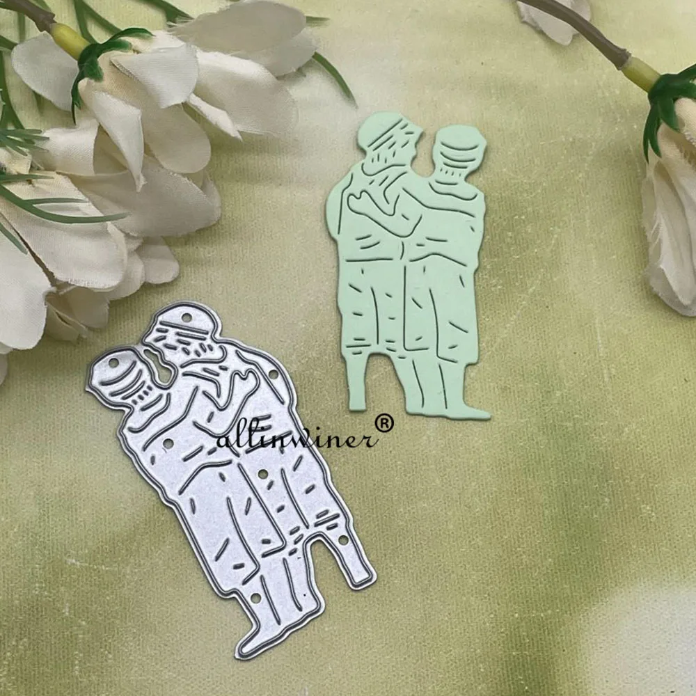 Boy Plant decoration Metal Cutting Dies Stencils Die Cut for DIY Scrapbooking Album Paper Card Embossing