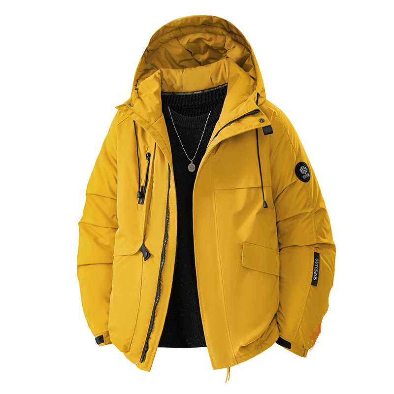 

Men's Fashion Windbreaker Parka Coat Male Jacket Windproof Casual Autumn Winter Overcoat Warm Hombre New Streetwear Outdoors
