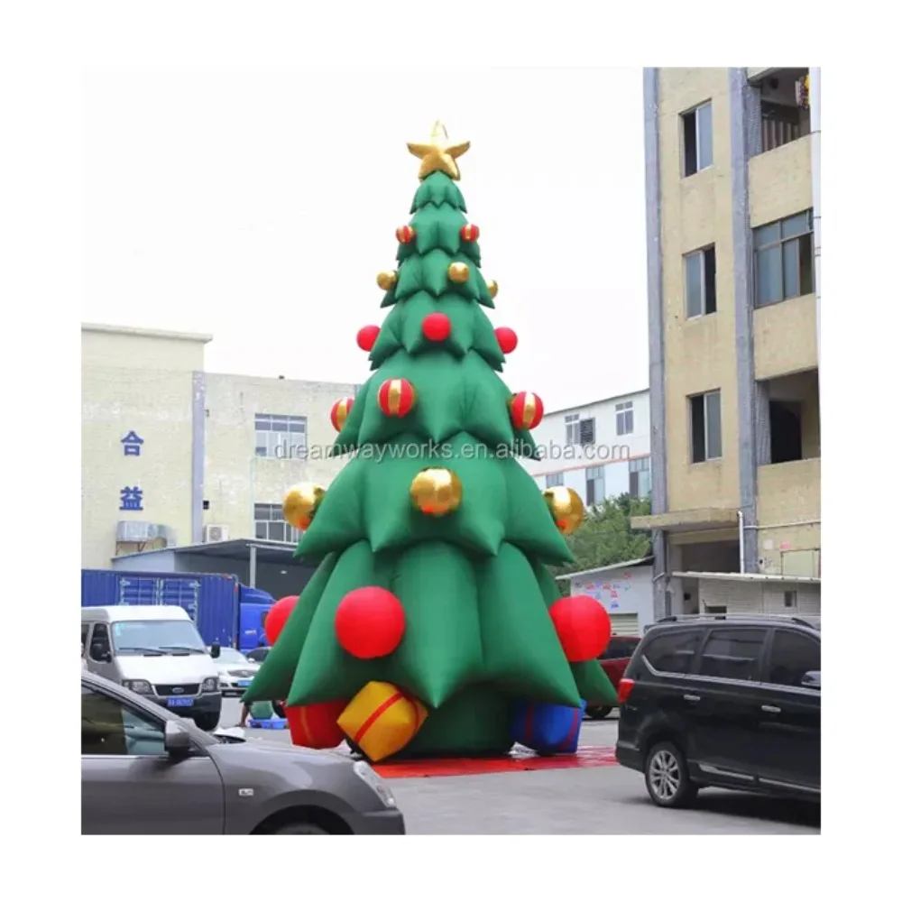 Giant Inflatable Christmas Tree, Inflatable Christmas Tree With Led Lights for Decoration