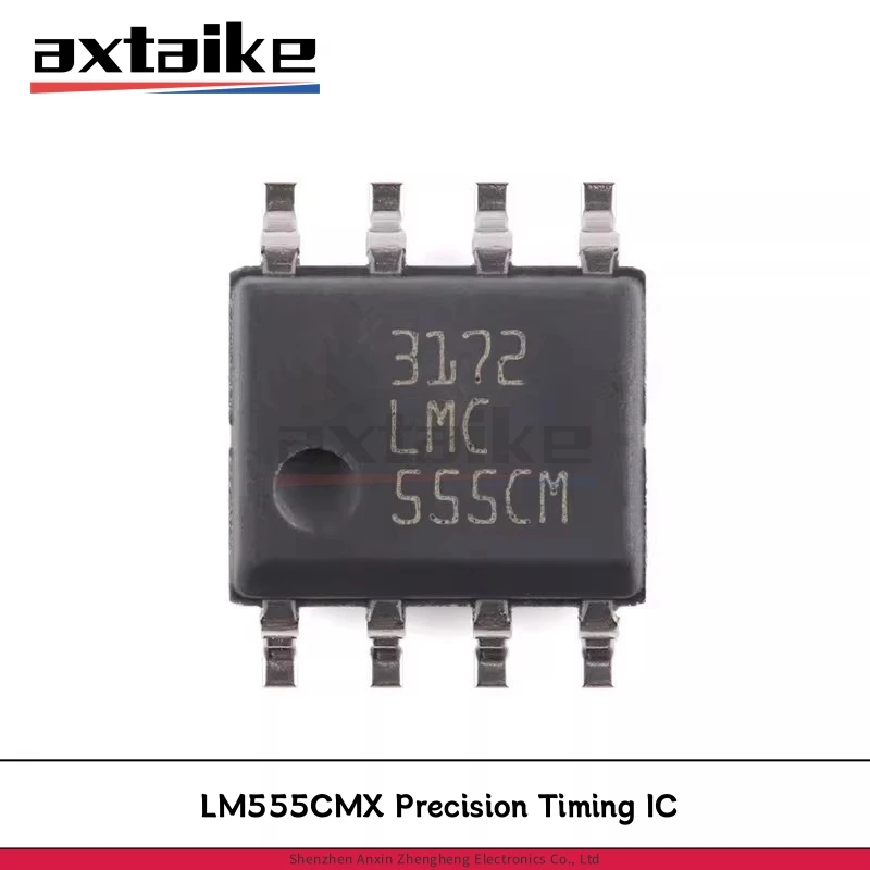 

10PCS LM555CMX SOP-8 LM555CM LM555 555CM Direct Replacement For SE555 NE555 Precision Timing IC SMD 4.5V-16V LM555CMX/NOPB