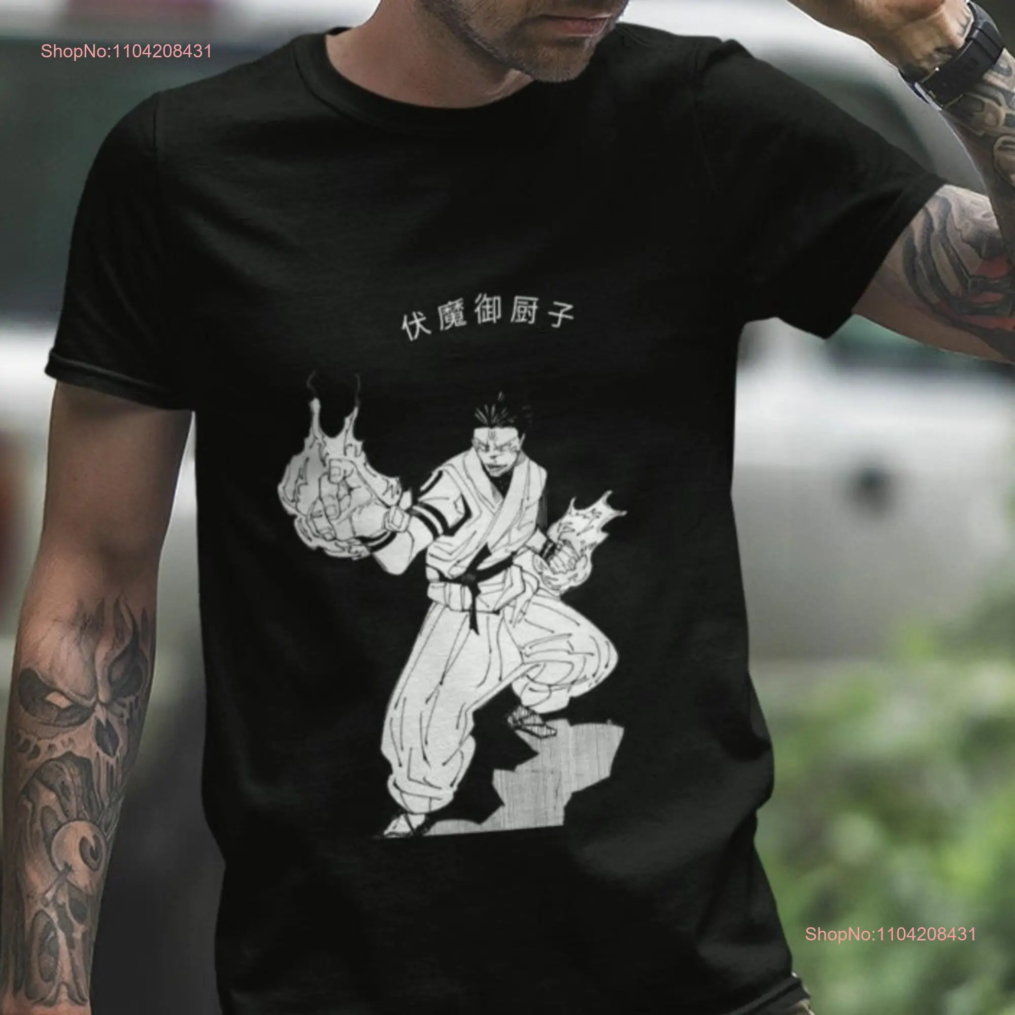 Футболка Jujutsu Kaisen Sukuna jjk аниме манга длинные или короткие рукава