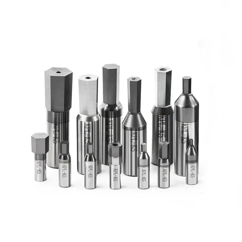 Customize Inner Hexagonal Punching Head Square Hole Inner Outer Spline Rotary Punching Accessories Stainless Steel Part