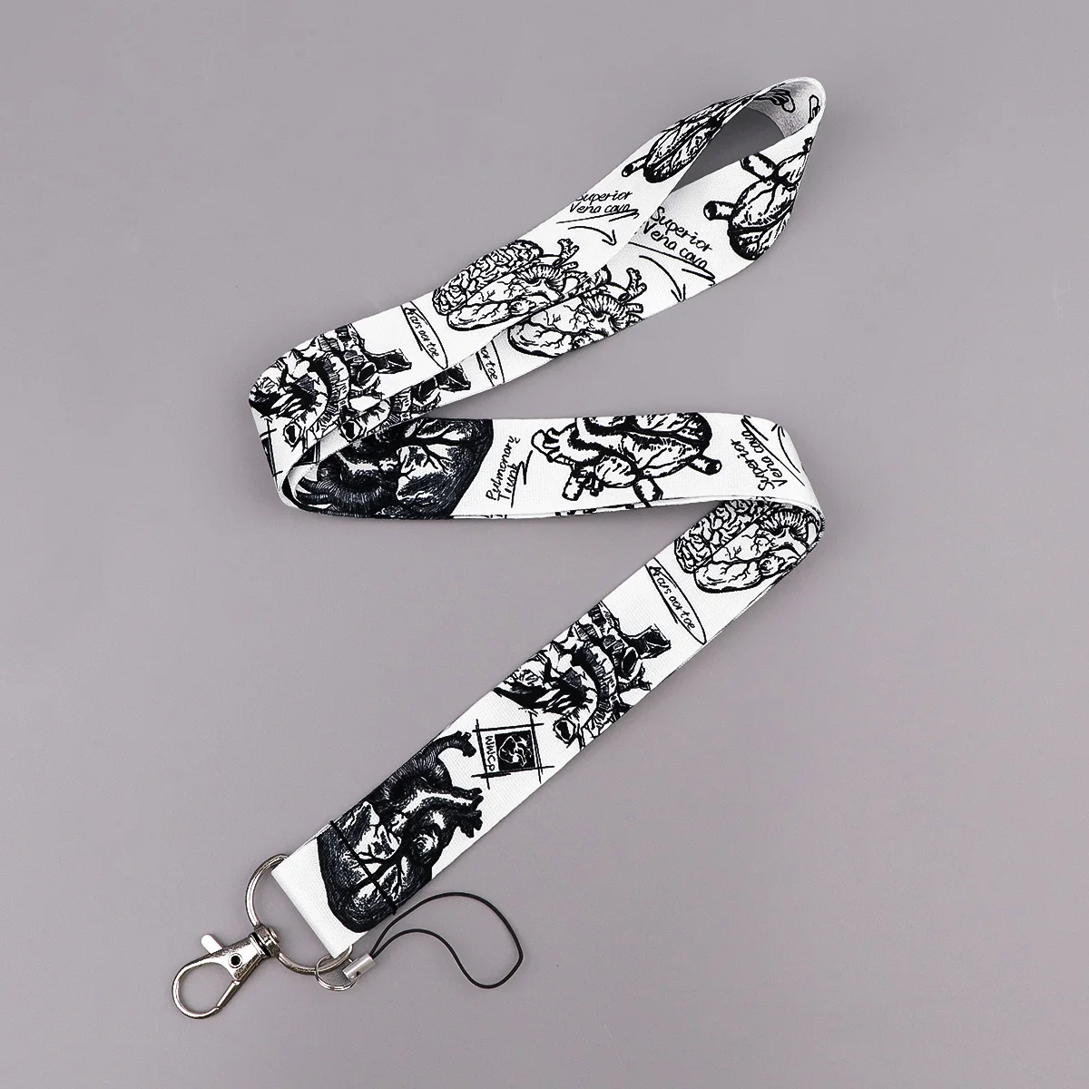 Herz-Ausweishalter, medizinische Lanyards für Schlüssel, Umhängeband für Kartenabzeichen, Fitnessstudio, Schlüsselanhänger, Schlüsselanhänger, Zubehör, Krankenschwester, Arzt, Geschenke – Detail 5