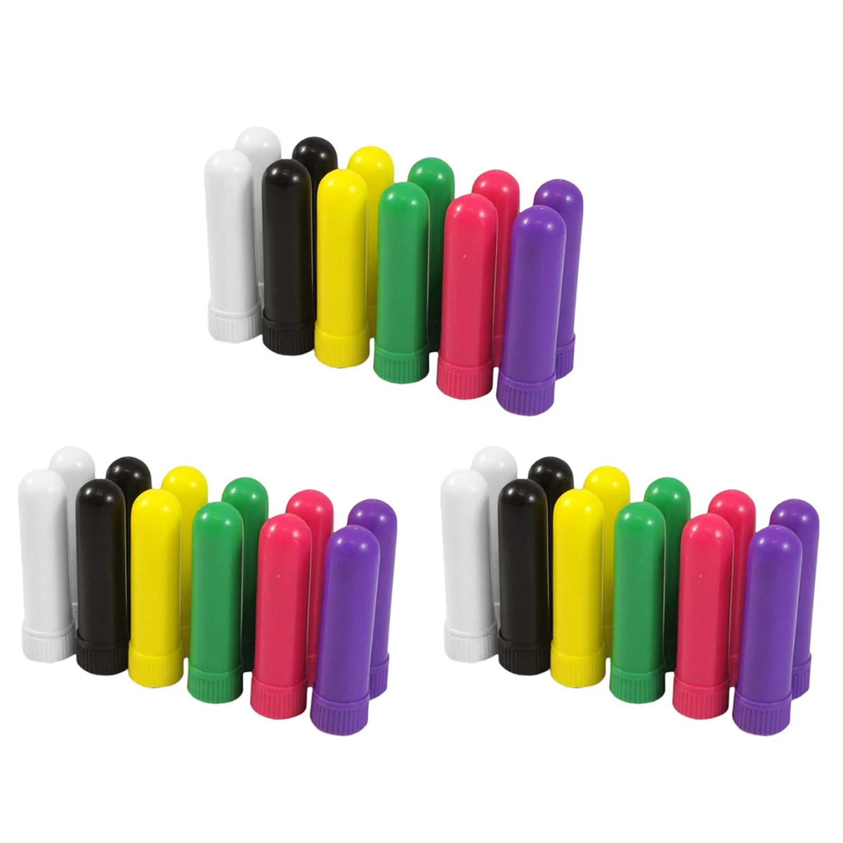 36PCS New Aromatherapy Oil Aromatherapy Blank Nasal Inhaler Stick Portable