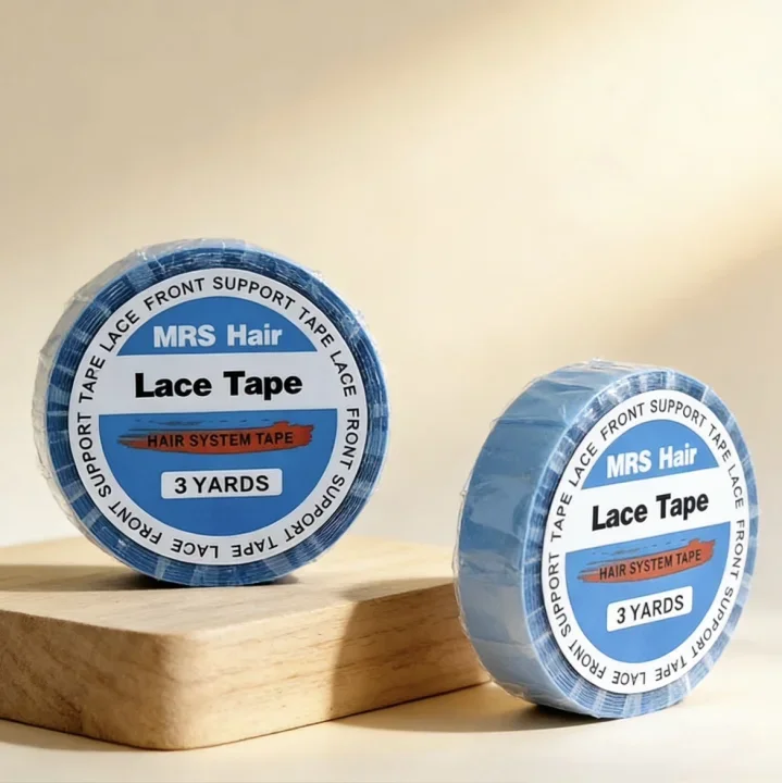

3 ярда синей двусторонней клейкой ленты для париков, инструменты для укладки и наращивания волос, лента для кружевных систем и париков для ухода за ними