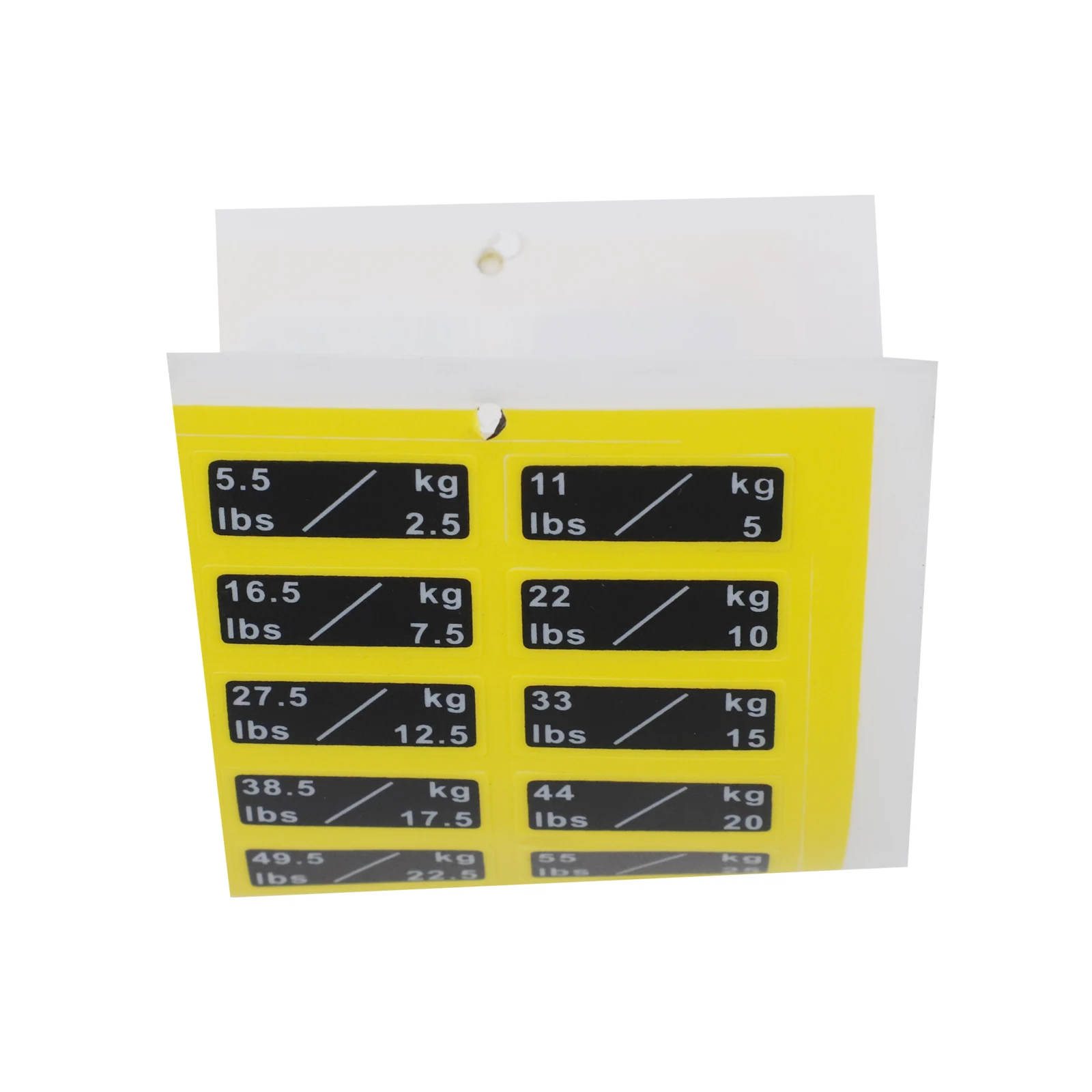 Picture 6: Fitness Equipment Weight Stickers Weight Stack Labels Number Stickers Fitness Equipment Accessory For Gym Workout Training Parts
