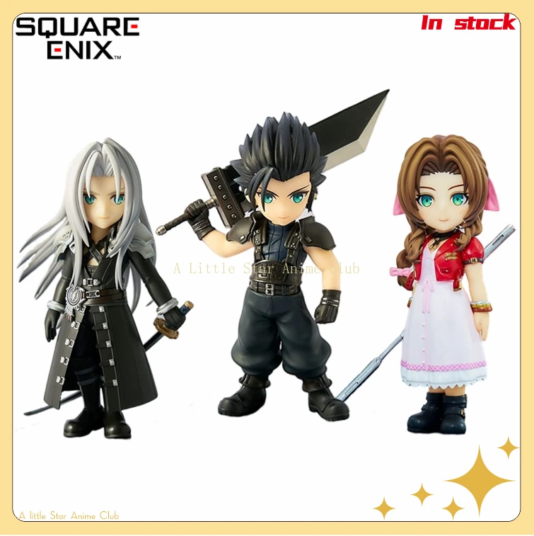 In Stock Original SE FINAL FANTASY VII REMAKE ADORABLE ARTS Aerith Zack Fair/Gainsborough/ Sephiroth/ Anime Figure Model