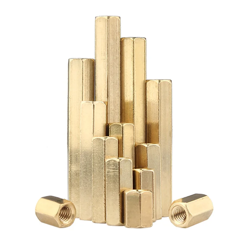 

Hex Brass Male Female Motherboard Standoff Copper Mount M2 M2.5 M3 M4 Board Rack Stud Threaded Pillar PCB Column Spacer Screw