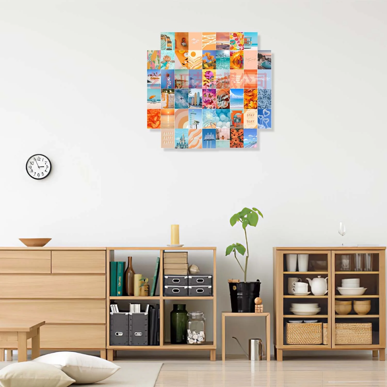 ชุดภาพโปสการ์ดภาพปะติดผนังชุดภาพปะติดผนังโปสเตอร์สวยงามของตกแต่งห้องนอน