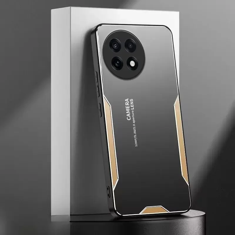 Luxury Aluminum Alloy Back Cover for Oneplus 13R 5G ACE 5 Pro 13 R for TPU Soft Edge Case Oneplus ACE 5 Pro 13R 5G 5 ACE