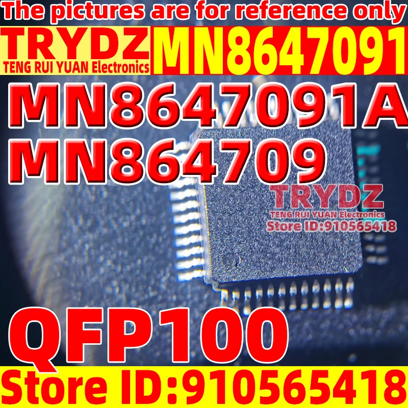 1pcs MN8647091 MN8647091A MN864709 QFP100 LCD high-definition display IC