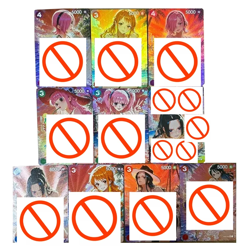 

Набор из 10 шт. коллекционных карточек One Piece OP Sunset: Нико Робин, Винсмоук Рейджу, Перона. Карточки для самостоятельного изготовления, цветные, с эффектом мерцания, для аниме-игр, 63*88 мм.