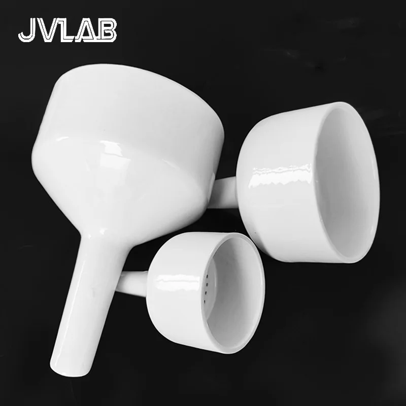 Brinell Funnel Filter Funnel Ceramic Funnel 125mm LabFiltration Device Filter Bottle Filter Funnel Thickened Material JVLAB
