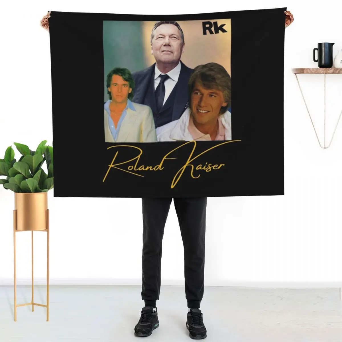 Roland kaiser - rip Roland kaiser - rest in peace Roland kaiser Throw Blanket Quilt Picnic Soft Plaid For Baby Softest Blankets